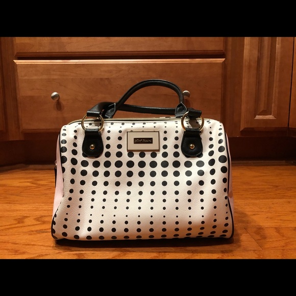 Betsey Johnson Purse (lightly used) with matching wallet - Picture 2 of 5
